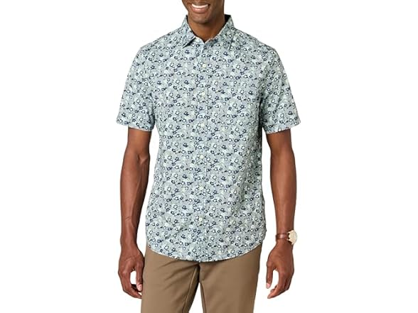 AE Mens SS Dress Shirt Stretch