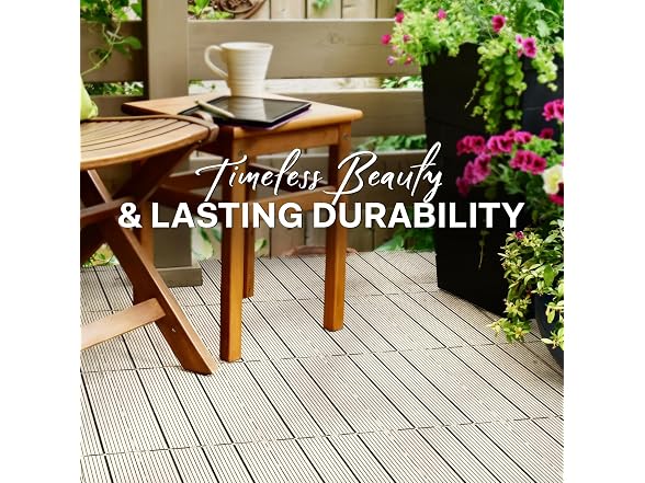 IDZO Composite Patio Deck Tiles Set of 10