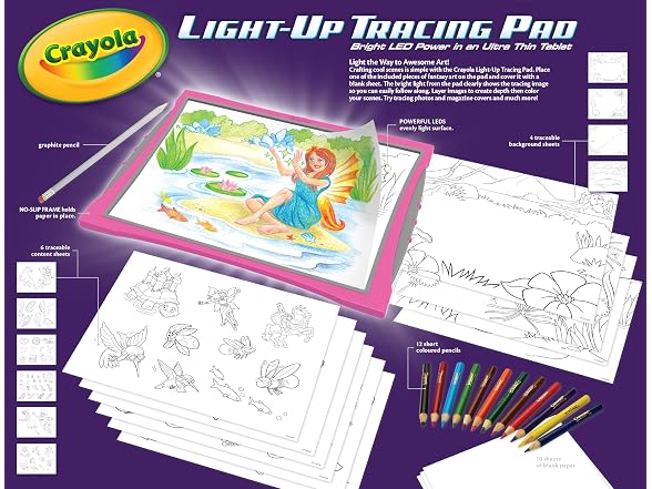 Vivid Imaginations Crayola Light-Up Tracing Pad