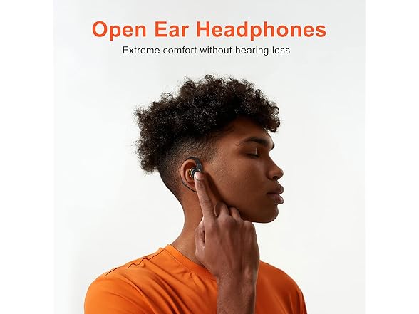 Jzones Open Ear Bluetooth Earbuds, 60H Playtime