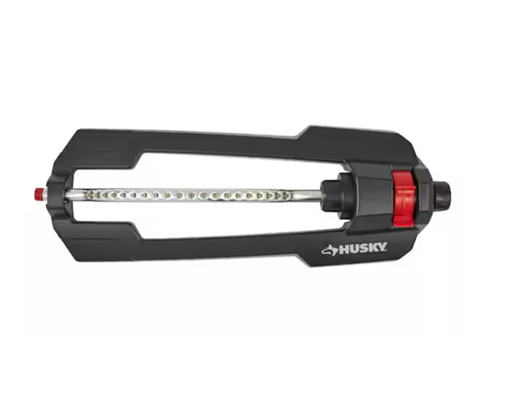 Husky 4000 sq. ft. Poly Base Oscillating Sprinkler