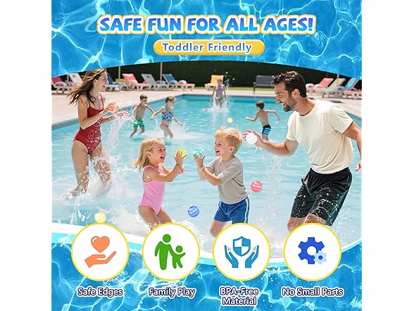 Reusable Water Balloons 48-Pack