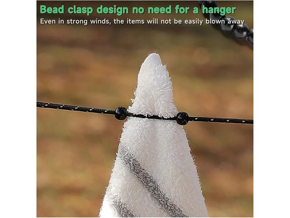 1PCS 3M Outdoor Bead Clothesline
