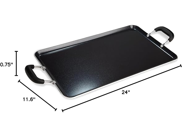 Ecolution Artistry Nonstick Double Burner Griddle