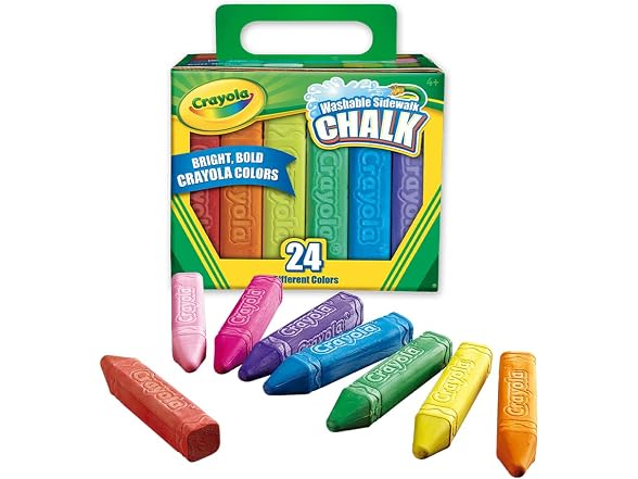 Crayola Chalk - 24-Per Box