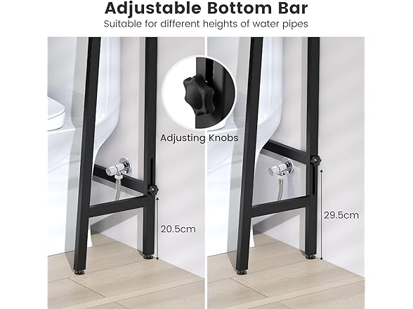 Nightcore Over-The-Toilet Storage, 3-Tier 