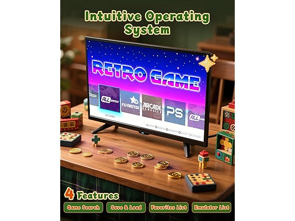 Retro Gaming Console Stick Pro