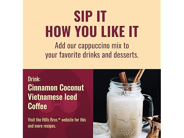 Hills Bros. Cappuccino Mix 16 oz.