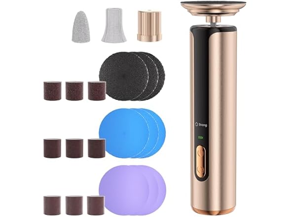 KIUCID 2 in 1 Electric Foot Callus Remover with USB Rechargeable