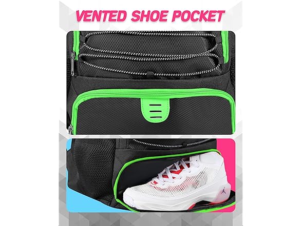 Backpack Unisex Ball & Shoes Compartment