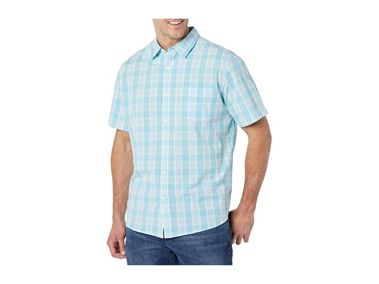 Light Blue/White, Plaid