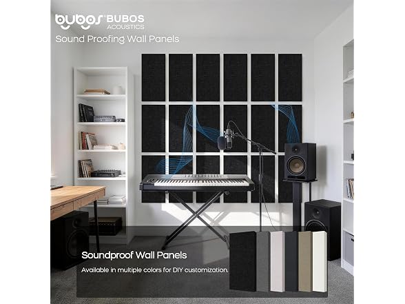 BUBOS 4-Pack Fabric Acoustic Panels - Gallery 7