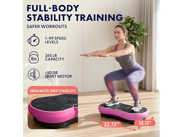 SQUATZ Vibration Plate Exercise Machine