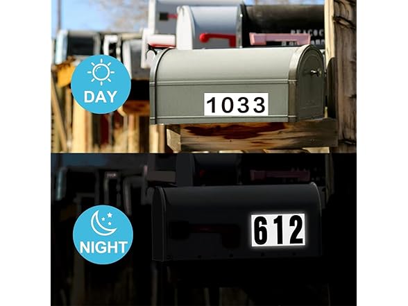 Adhesive Mailbox Numbers 3" 2pk