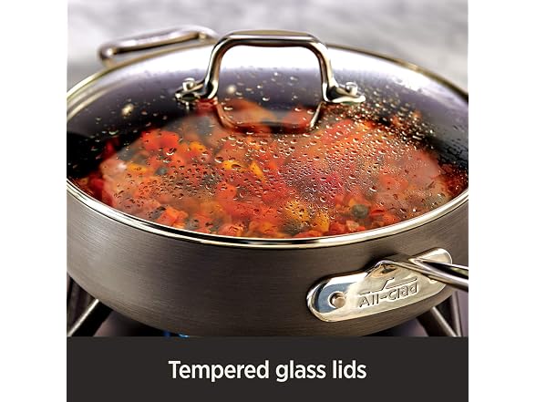 All-Clad Hard Saute Pan with Lid and Fry Pan Set 