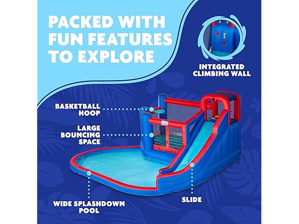 Sunny & Fun Big Time Bounce-A-Round Inflatable