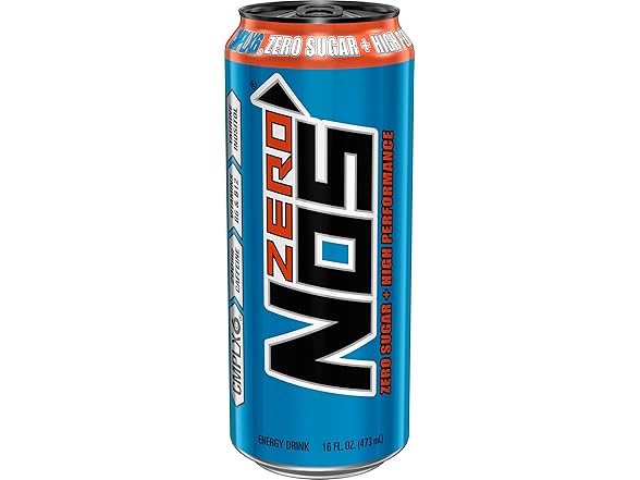 15PK NOS Zero Sugar: High Performance Energy Drink