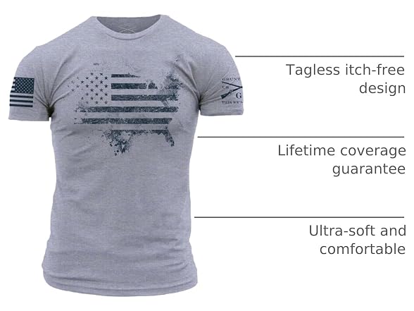 Grunt Style Men (L) American Acid Men's Tee