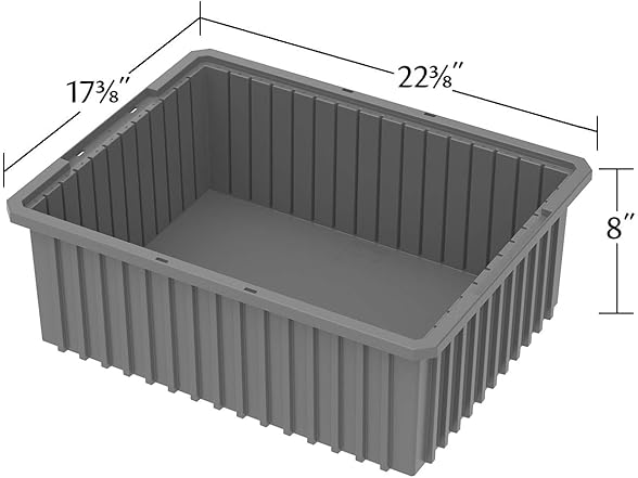 Akro-Mils Akro-Grid Plastic Slotted Dividable Modu Box