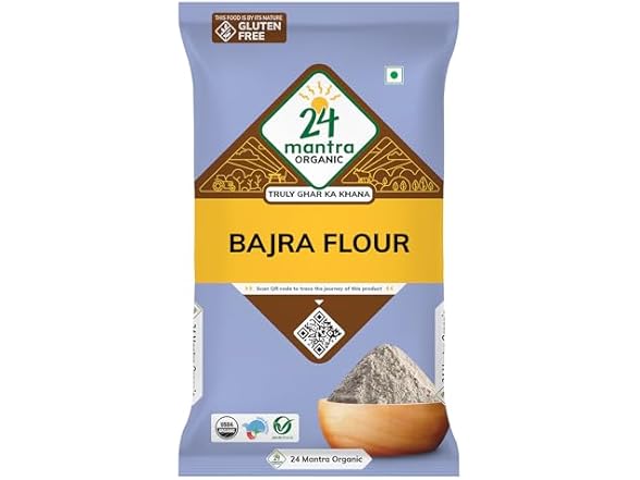 24 Mantra Organic Bajra Atta 2lb