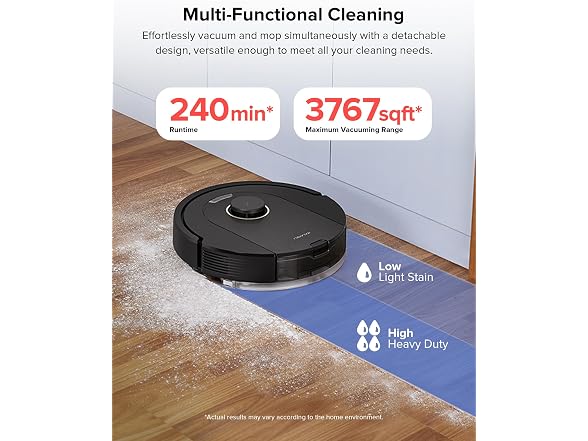 Roborock Q5-PROPLUS-BLACK ROBOROCK ROBOT VACUUM AND MOP,