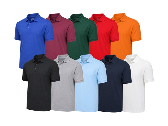 3Pk Mens S/S Pique Polo Shirt