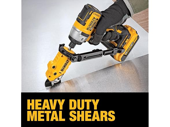 Dewalt DWASHRIR 18 Gauge Metal Shears Attachment, Impac
