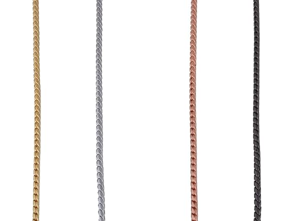 Alvalley Metal Chain Dog Show Collar