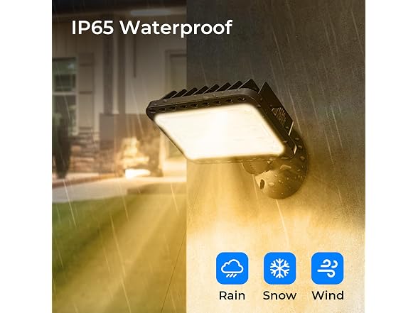CINOTON 20W LED Flood Lights Outdoor, 2 Pack - Gallery 4