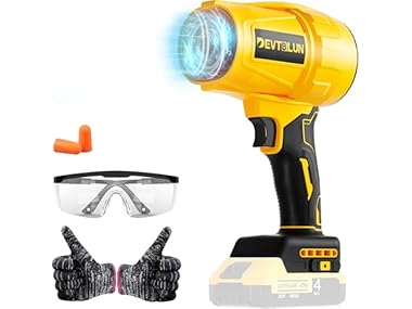 $24.99, Was $59.98, 58% Off! DEVTBLUN Electric Cordless Leaf Blower dealfomo