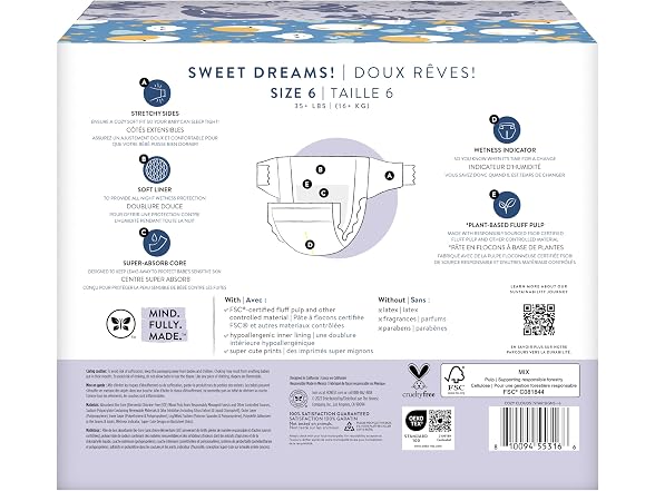 The | Honest Company Overnight 34 Count