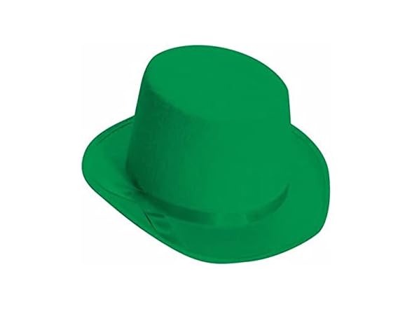 Forum Novelties (OS) Green Deluxe Top Hat