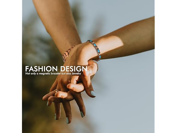 Auinz Turquoise Pure Copper Magnetic Bracelet
