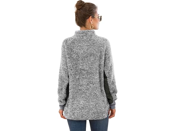 Viishow Women (XXL) Long Sleeves Coat Light Gray