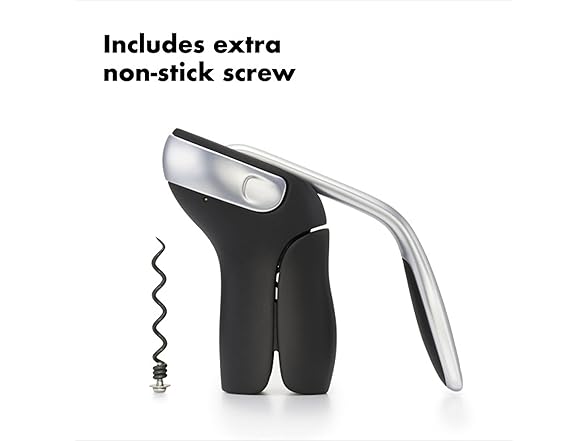 OXO Vertical Lever Corkscrew Black