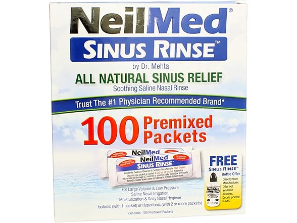 Neilmed Sinus Kit Refills Size 100ct