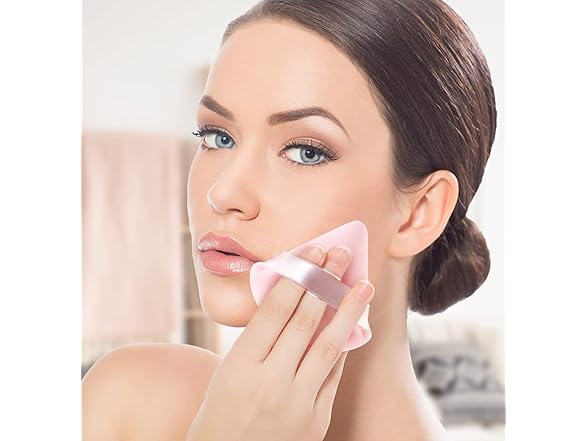 16 Pieces Triangle Powder Puff