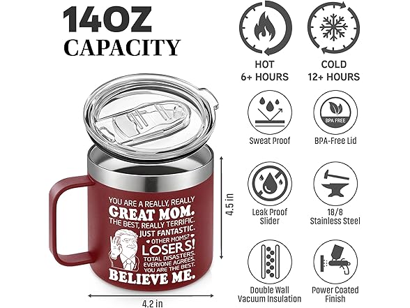 Best mom Coffee Mug Stainless Steel