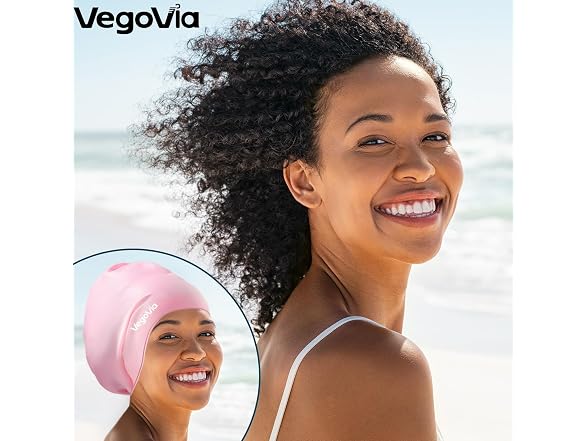 VegoVia Large Swim Cap Pink