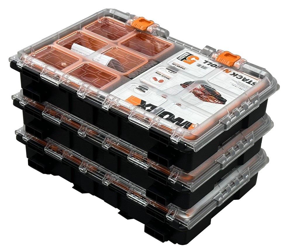 Worx Stack N' Roll 12 Compartment Organizer- 3PK - Gallery 9