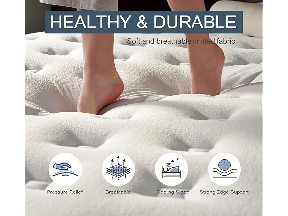 10 Inch King Gel Memory Foam Mattress