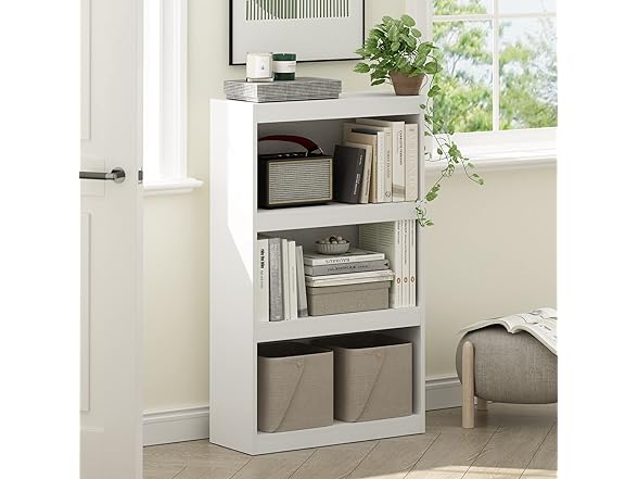 Furinno Jaya Enhanced Home Bookcase 3-Tier