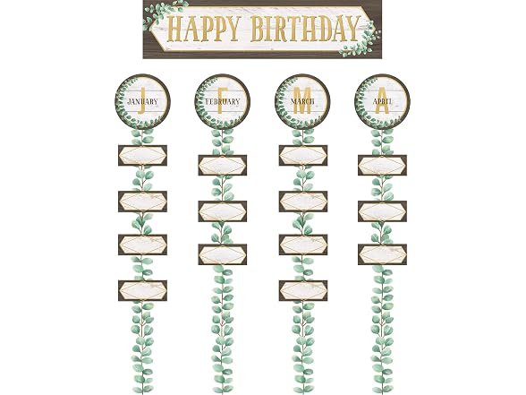 Teacher Created Resources Eucalyptus Happy Birthday