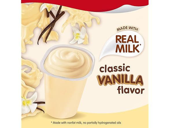 6CT Snack Pack Super Size Vanilla Flavored Pudding