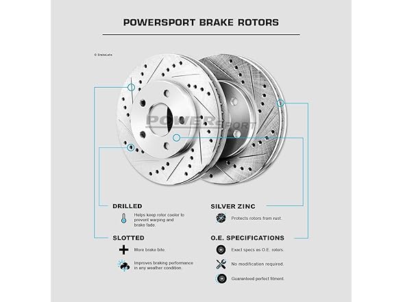 Front Rear Brakes and Rotors 2014-2016 Mazda