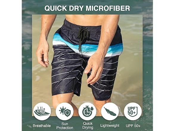 Kanu Surf Men 9” Infinite Men's Swim Trunks