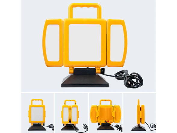 BrightLiving 2-in-1 Foldable LED Work Light w/ Tripod