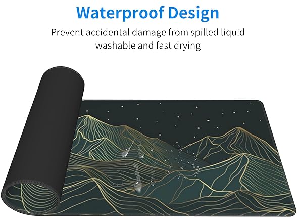 BEYIMEN Golden Moon Moutain Mousepad