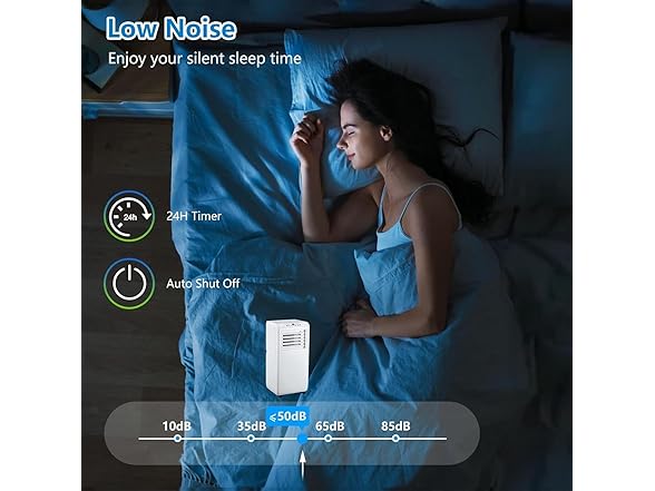 dainslef 10,000 BTU, 3-in-1 Portable Air Conditioner
