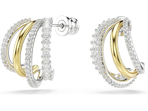 Swarovski Hyperbola Hoop Earrings